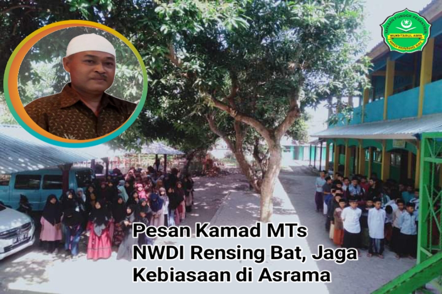 Santri Ponpes Mukhtarul Amin Libur Melepas Rindu. Kamad, di Rumah Jaga Kebiasaan Asrama