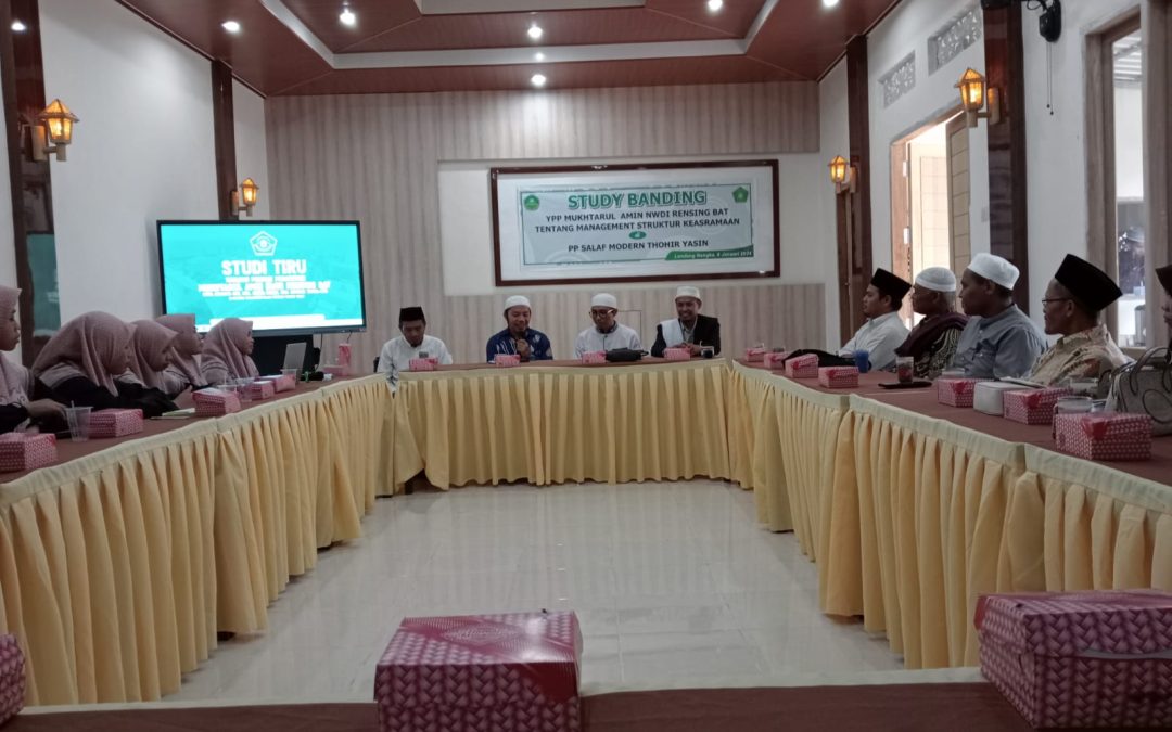 Study Banding Managemen Keasramaan, YPP Mukhtarul Amin Kunjungi PPSM Thohir Yasin