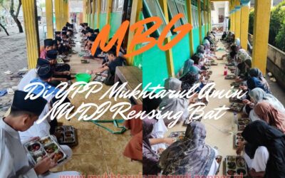 MTs NWDI Rensing Bat Terima Bantuan Makanan Bergizi Gratis dari Pemerintah