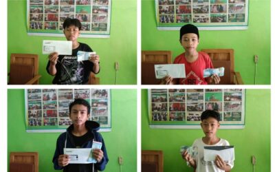 Penyerahan Bantuan Tunai Berkah untuk Anak Yatim Piatu di LKSA Arriayah